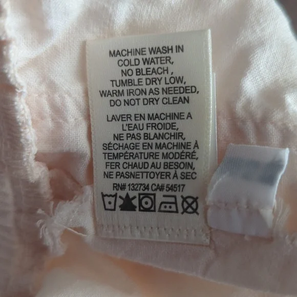 Cloth & Stone Cream Drawstring Shorts - Picture 6 of 9